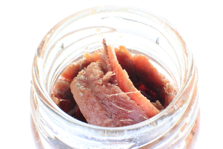 salted anchovyの写真素材
