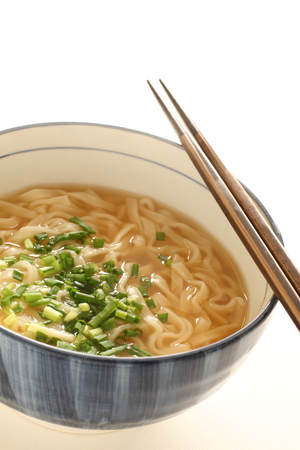 instant udon noodlesの写真素材