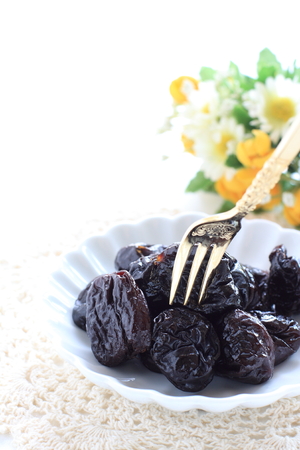 Dried fruit, plum for healthy dessert imageの写真素材