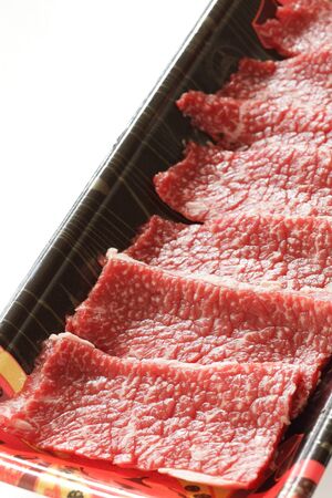 Freshness wagyu Japanese marble beefの写真素材