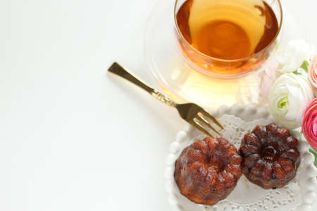 French confectionery, canele cake for gourmet dessertの写真素材