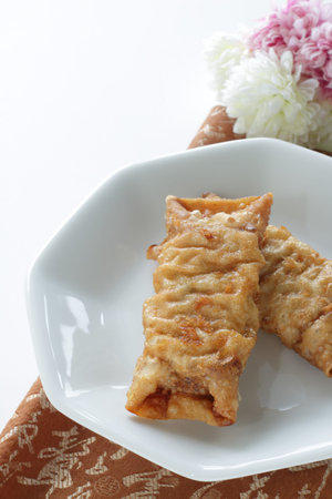 Chinese food, deep-fried dumpling  for yam cha