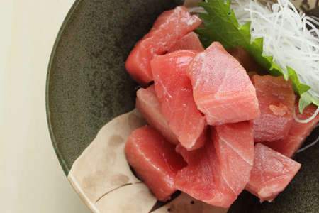 Japanese food, tuna fish Sashimi for gourmet food imageの写真素材