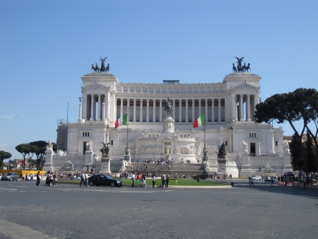 Monumento Nazionale a Vittorio Emanuele II in Rome, Italyのeditorial素材