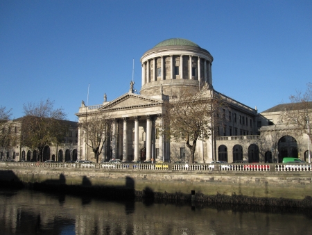 The Four Courts in Dublin, Irelandのeditorial素材