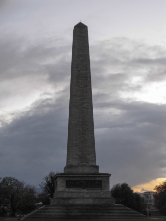Dublin, Ireland - Wellington Monument in Phoenix Parkのeditorial素材