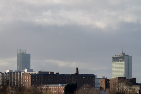 Beethan Tower and Manchester One Buildingsのeditorial素材