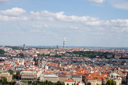 Cityscape, Prague, Czech Republicの写真素材