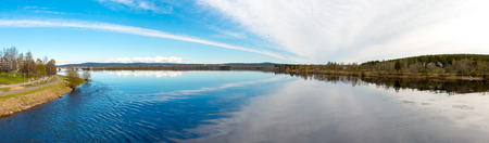 Kemijoki, the longest river in Finland.の写真素材