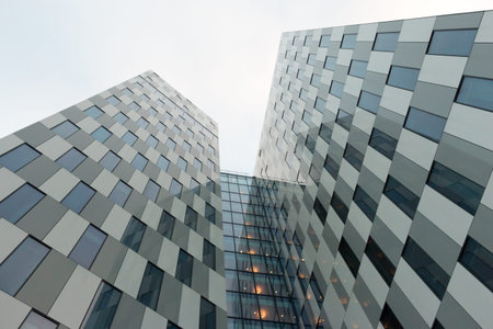 Newly built high-rise Clarion Hotel in Helsinki, Finland. This new high-rise landmark is 78 metres...