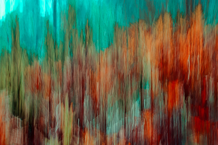 Autumn abstract long exposure backgroundの写真素材