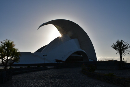 Santa Cruz de Tenerife Auditoriumのeditorial素材