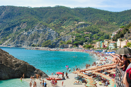 Monterosso al Mare in the Italian Liguriaのeditorial素材