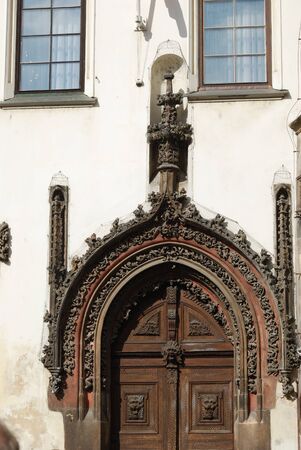 Strolling through the streets of Pragueの写真素材