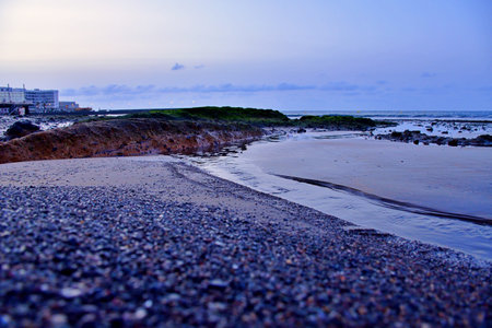 El Medano, rocks and puddles at low tide
