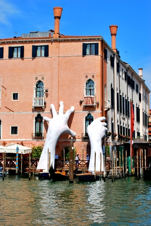grand canal of Venice, Italyのeditorial素材