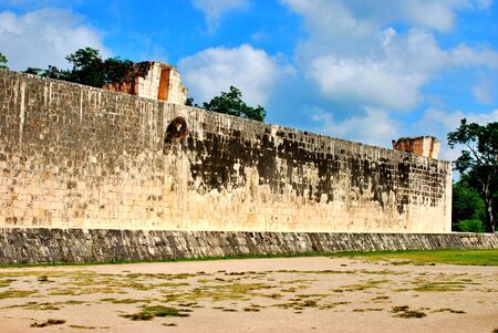 Chichen Itza is one of the main archaeological sites of the Yucatan Peninsula, in Mexicoの写真素材