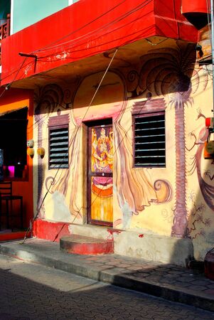 Isla Mujeres is a Mexican island in the Caribbean Sea, 13 kilometers off the coast of Cancunのeditorial素材