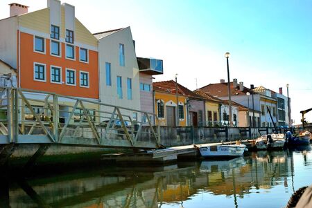 Aveiro, Portugal, beautiful city in northwestern Portugal, Portuguese Veniceのeditorial素材