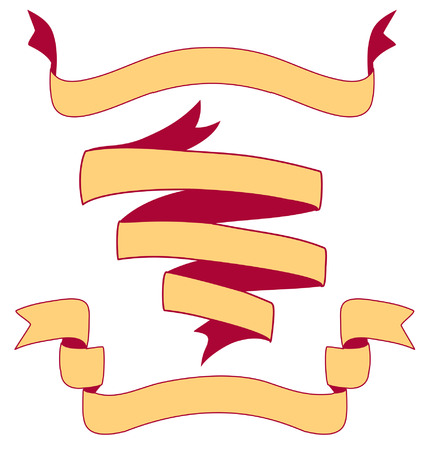 Banner scrollsのイラスト素材