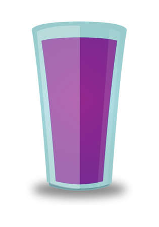 Grape Beverage Glass のイラスト素材