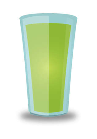 Lemonade Beverage Glass のイラスト素材