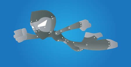 Cute Little Robot Sd Vectorのイラスト素材