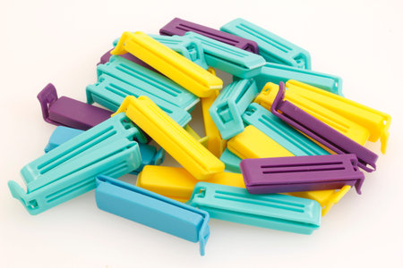 Plastic bag clipsの写真素材