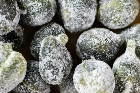 a portion of candied figsの写真素材