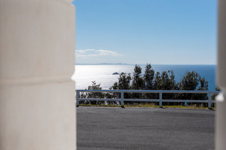 Scenic seascape. View from Cape Byron Lighthouse