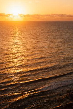Beautiful sunrise over the sea in Australia