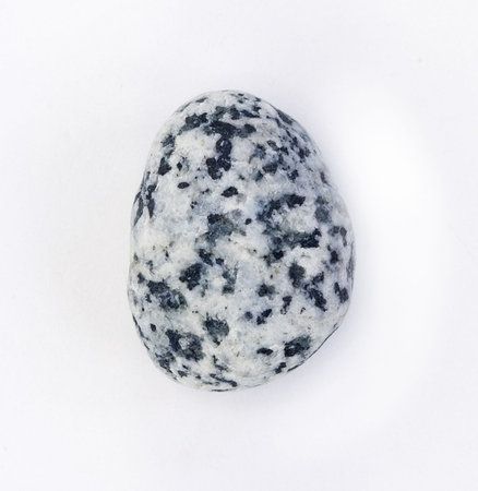 An up close macro studio shot of a pebble.の写真素材