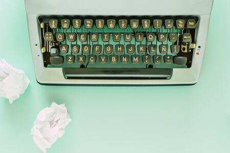vintage typewriter waiting for you to write your best novel.の写真素材