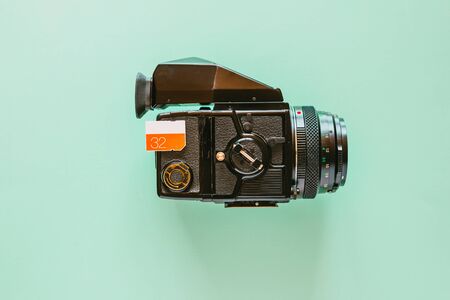 The concept of how you can complement the old and the new, the young and the old or the retro and the modern.の写真素材