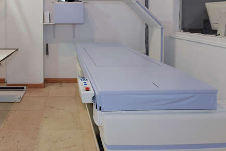 hospital radiology room. radiology equipment, mammography, densitometer, magnetic resonance and computerized axial tomography.の写真素材