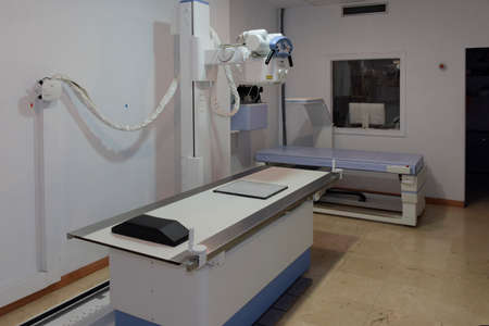 hospital radiology room. radiology equipment, mammography, densitometer, magnetic resonance and computerized axial tomography.の写真素材