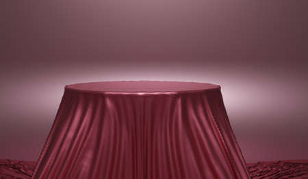 Abstract background, mock-up scene with podium for product display. 3d rendering.の写真素材