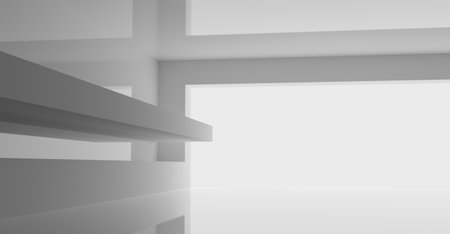 3d rendering of abstract wallpaper with geometric shapes. futuristic architecture.の写真素材