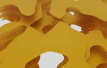3d rendering of abstract wallpaper with geometric shapes.の写真素材