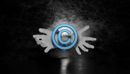 Patent Law Copyright Intellectual Property Business Internet Technology Concept. 3d renderingの写真素材