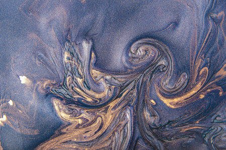 Alcohol ink colors translucent. Abstract multicolored marble texture background. Design wrapping paper, wallpaper. Mixing acrylic paints. Modern fluid art. Alcohol Ink Pattern.の写真素材
