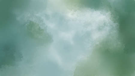 texture green watercolor background painting - with space for your design.の写真素材