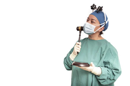 malpractice in medicine. injuries caused by unprofessional medical surgeons.の写真素材