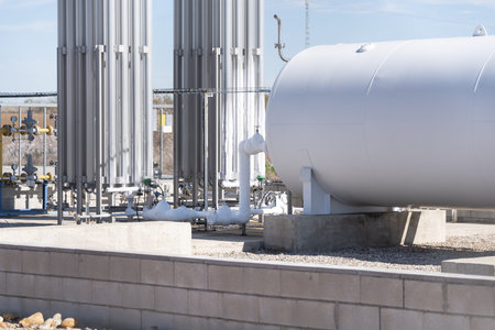 Distribution center for natural gas shipping and delivery.