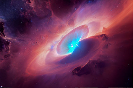 Outer space shooting star comet asteroid meteor planet astrology solar system galaxy universe