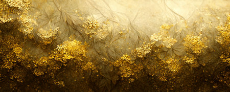 glitter lights grunge background, gold glitter defocused abstract Twinkly Lights Background.の写真素材