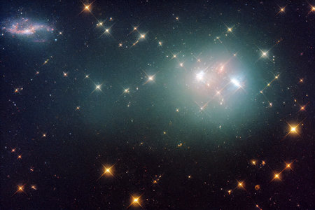 Night sky with stars as background. Universe.の写真素材