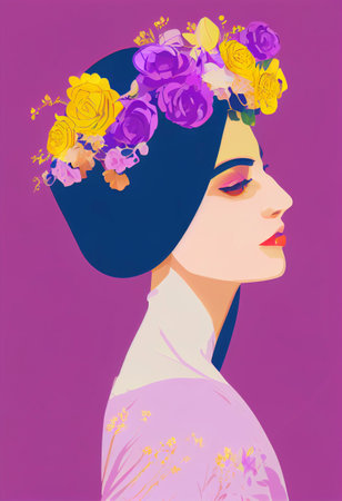 Muslim woman freedom concept. Fighter for human rights. Woman Life Freedom Posterの写真素材