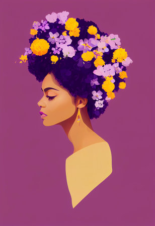 Muslim woman freedom concept. Fighter for human rights. Woman Life Freedom Posterの写真素材