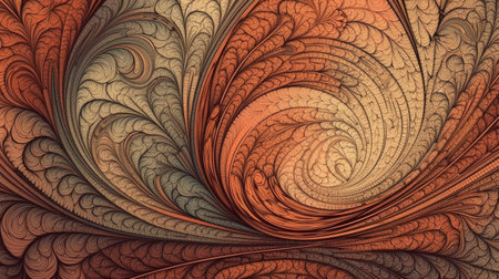 Abstract fractal. Fractal art background for creative design. Decoration for wallpaper, desktop, poster, cover booklet. Print for clothes, t-shirt. Creative illustration for designの素材